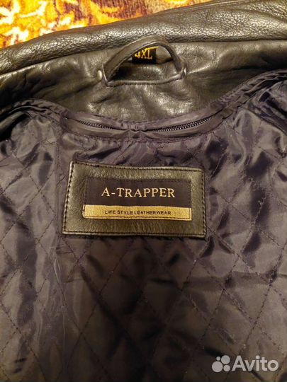 Кожаная куртка мужская