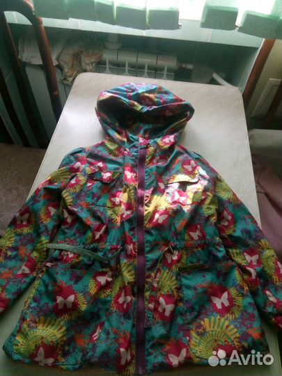 Куртка для девочки размер 122-128