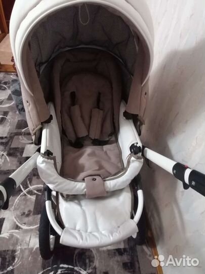 Детские коляски 2 в 1 эко кожа