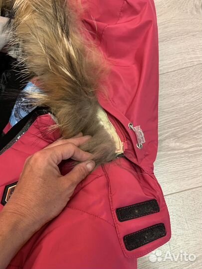 Комбинезон зимний 128 на девочку