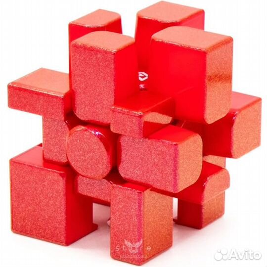 Кубик Рубика Зеркальный Gan Mirror Cube M Красный
