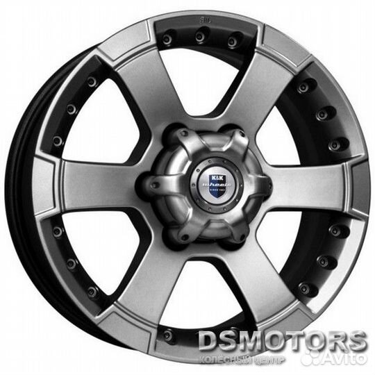 Диски М56 7/16 6x139.7 ET22 d107.1 дарк платинум