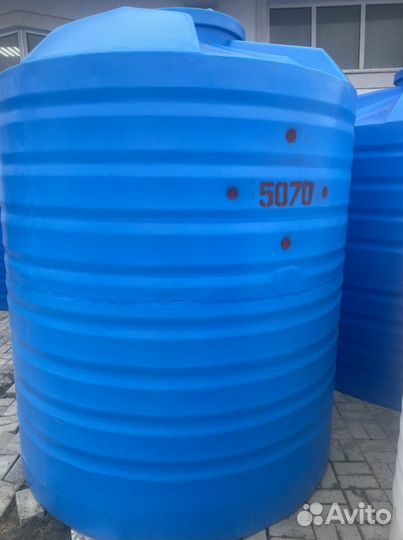 Емкость-бак для воды 5 кубов, бесплатная доставка
