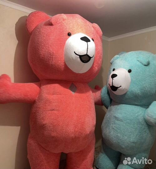 Ррстовая кукла, медведи 2м и 2,7м