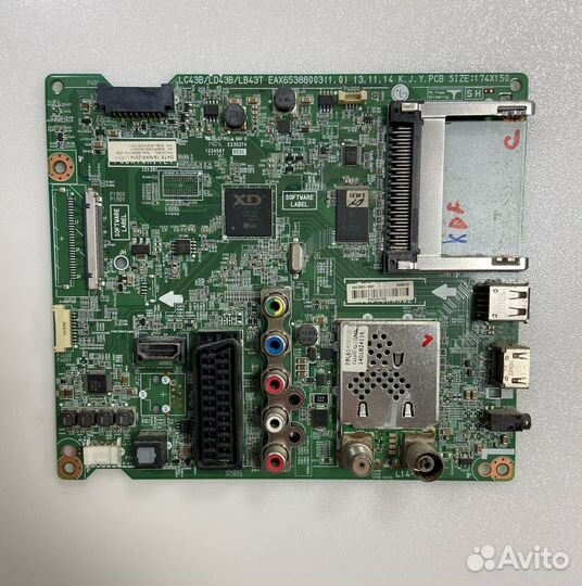 Телевизор LG 39LB561V-ZE в разборе