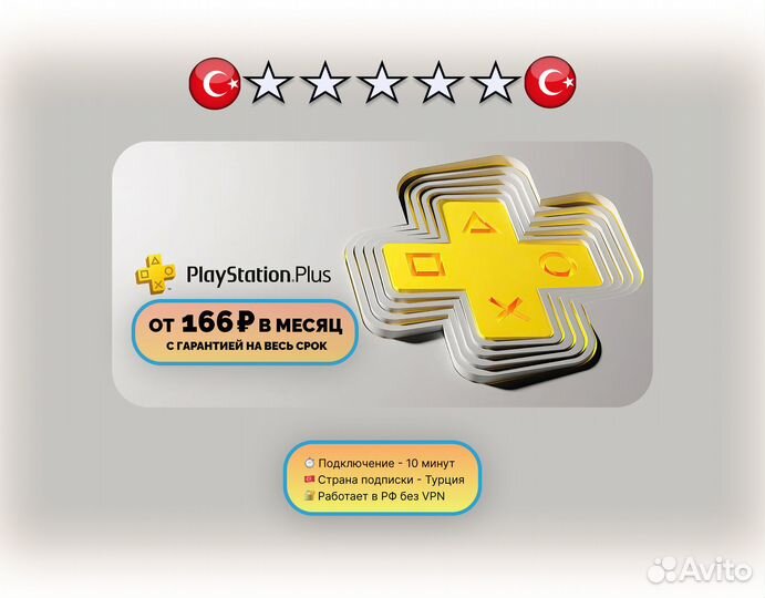 Подписка Ps Plus (все возможные) на 3 месяца 97879