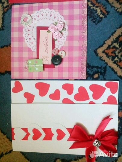 Открытки ручной работы ко дню всех влюблённых
