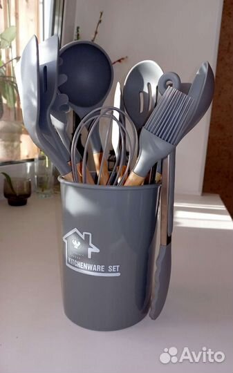 Новый набор 12 предметов+подставка