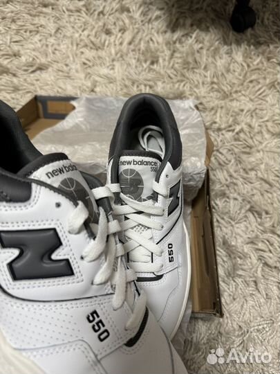 New Balance 550 White Dark Grey Оригинал