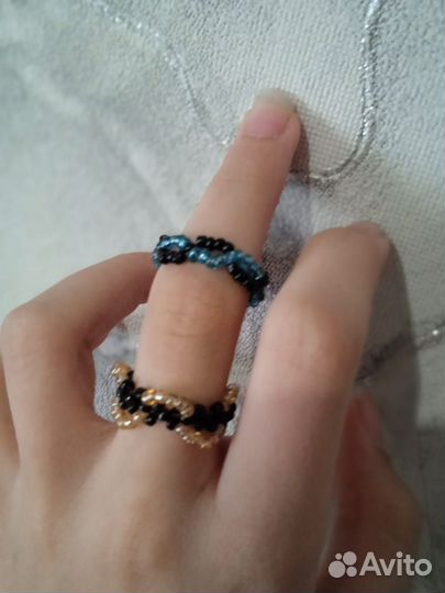 Кольца из бисера
