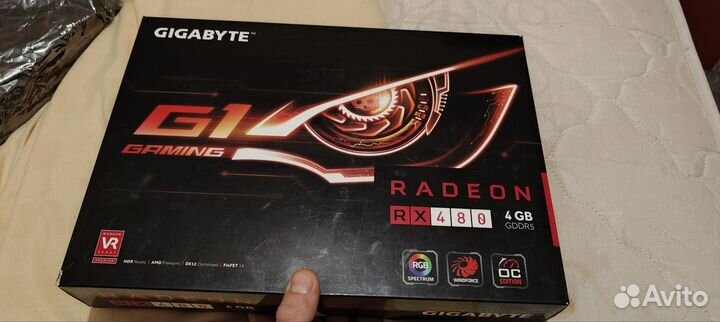 Видеокарта gigabyte rx 480 4gb