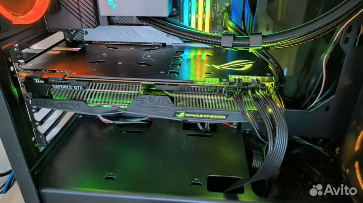 Видеокарта asus rog strix 1080 ti 11Gb