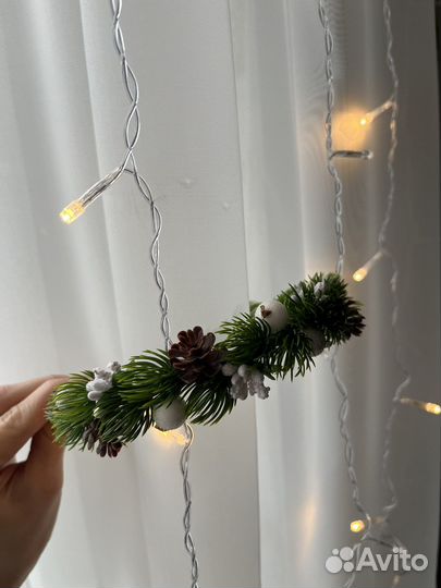 Ободок и заколка