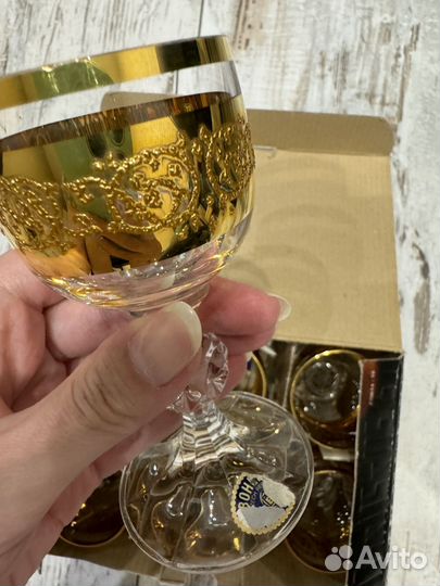Бокалы рюмки богемия