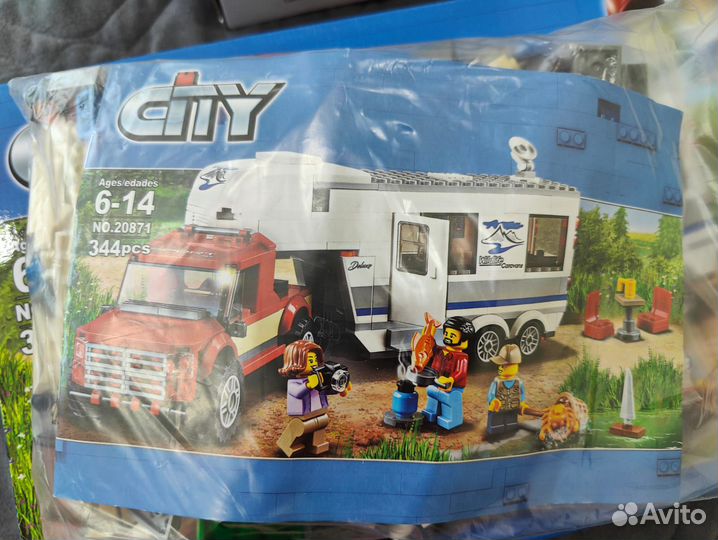 Lego пакетом разные детали