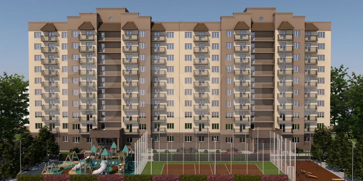 1-к. квартира, 40,4 м², 9/10 эт.