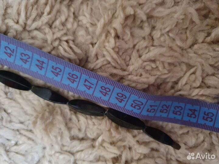 Бусы змеевик темно зеленый камень