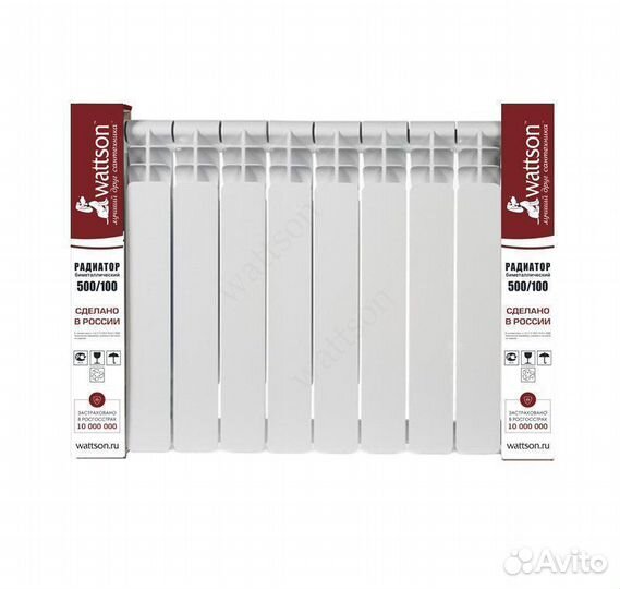 Радиатор биметаллический 500/100 Wattson