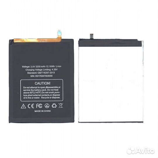 BAT6523200 Doogee Y6, Y6c 3200mAh 3,8V