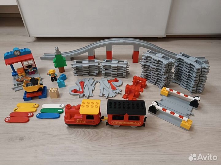Lego duplo поезд на паровой тяге