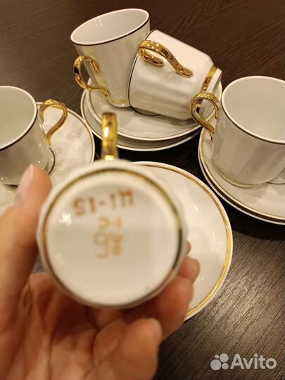 Кофейный набор СССР фарфор