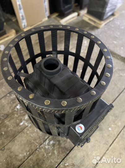 Чугунная печь для бани