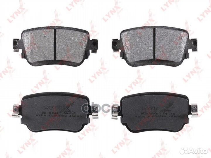 Колодки тормозные дисковые зад BD8044 lynxauto