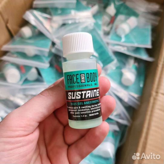 Sustaine Blue Gel для татуажа