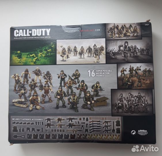 Mega Bloks Call of Duty - большой набор солдатиков