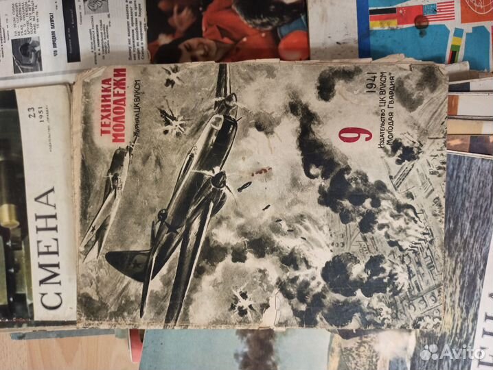 Журналы техника молодёжи, смена, огонек, работница