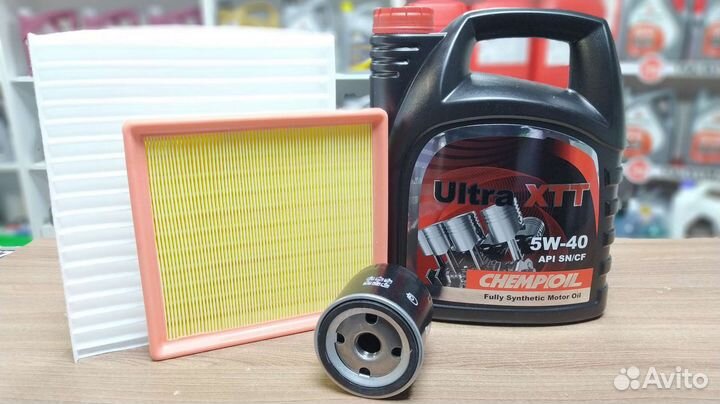 Комплект для Т/О Skoda Rapid (масло+3фильтра)