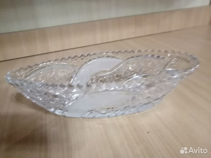 Гусь хрустальный посуда