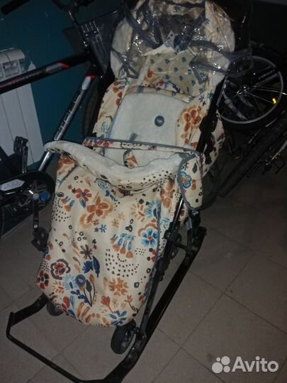 Коляска санки