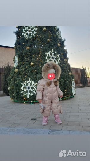 Зимний комбинезон для девочки