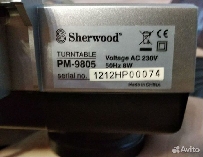 Виниловый проигрыватель Sherwood PM-9805