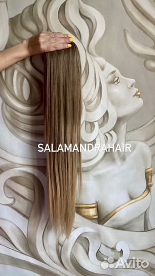 Хвосты на ленте на заколке накладной любой оттенок