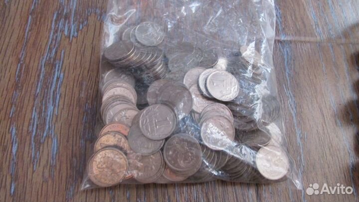 Монеты 1,5,10 копеек общим весом 7.4 кг