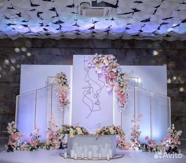 Свадебное оформление, декор