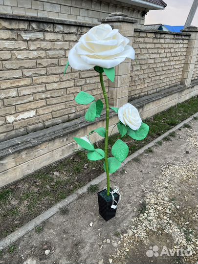 Цветок роза из изолона