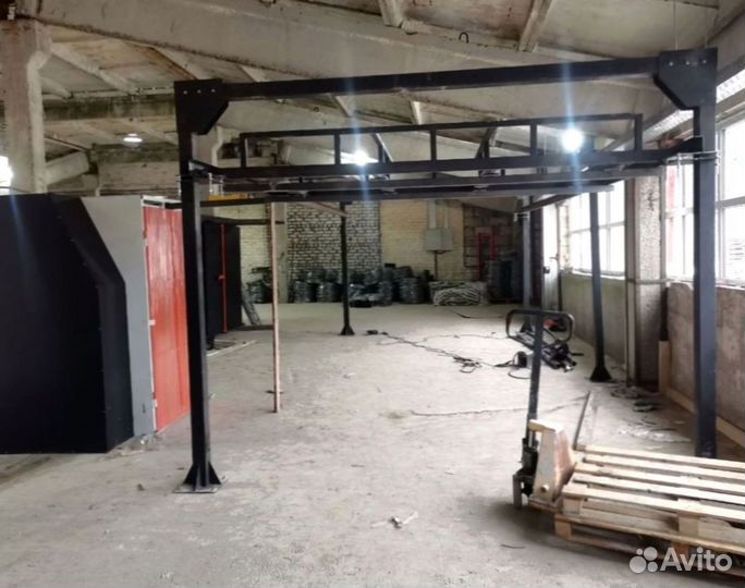 Линия порошковой покраски полукольцевая