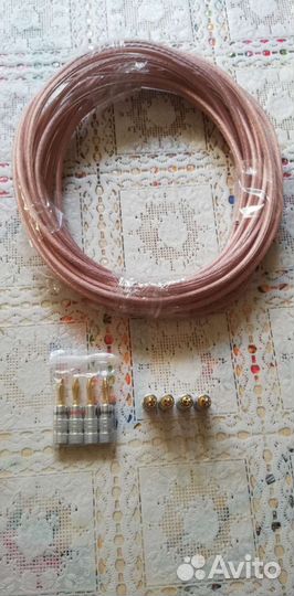 Акустический кабель Klipsch 7м+8бананов Nakamichi