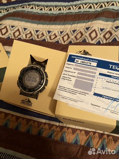 Часы casio протрек