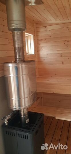 Перевозная готовая баня 2*3