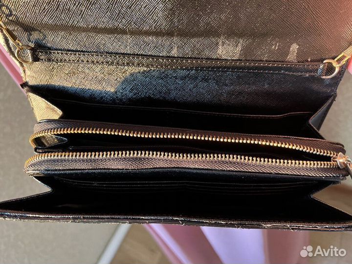 Клатч черный на цепочке