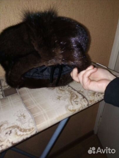 Шапка норка и воротник писец