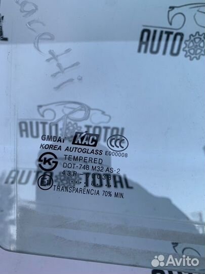 Стекло двери заднее правое Chevrolet Lacetti седан
