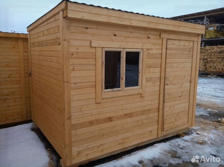 Хозблок домик