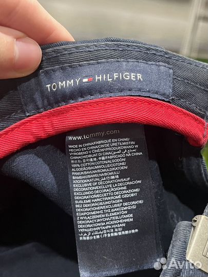 Бейсболка Tommy Hilfiger темно синяя