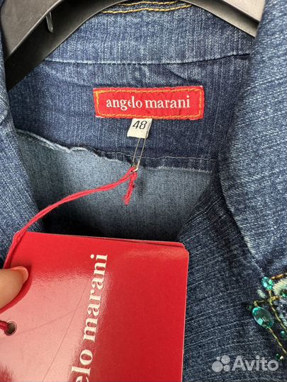 Джинсовый пиджак женский 46 Италия Angelo Marani