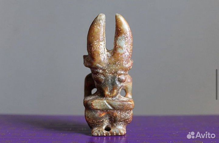 Древний предмет Бог Солнца Нефрит Хуншань